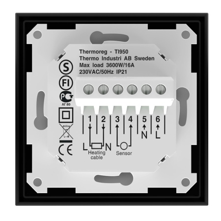 Терморегулятор Thermoreg TI-950 Design Black