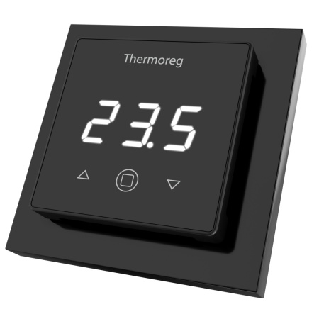Комплект нагревательный мат под паркет и ламинат Thermomat LP 130 Вт/м² + терморегулятор Thermoreg TI-300 Black