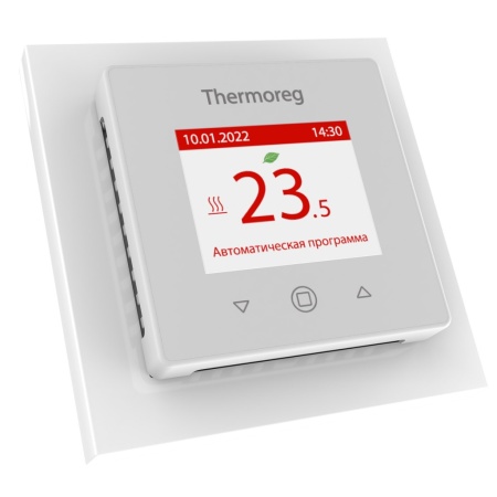 Комплект нагревательный мат под паркет и ламинат Thermomat LP 130 Вт/м² + терморегулятор Thermoreg TI-970 White