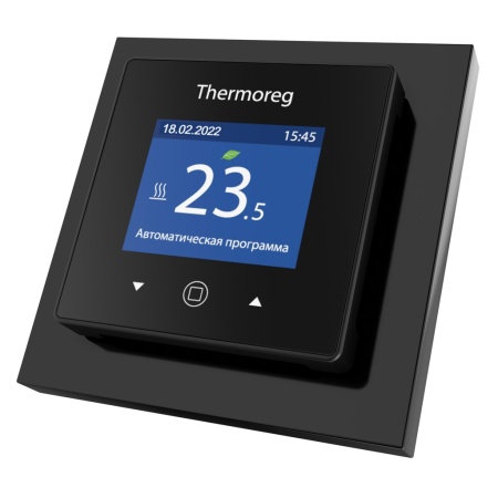 Комплект нагревательный кабель Thermocable + терморегулятор Thermoreg TI-970 Black